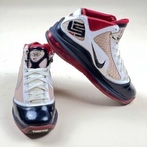 Nike Air Max LeBron 7 "White/Black-Varsity Red" youth sneakers